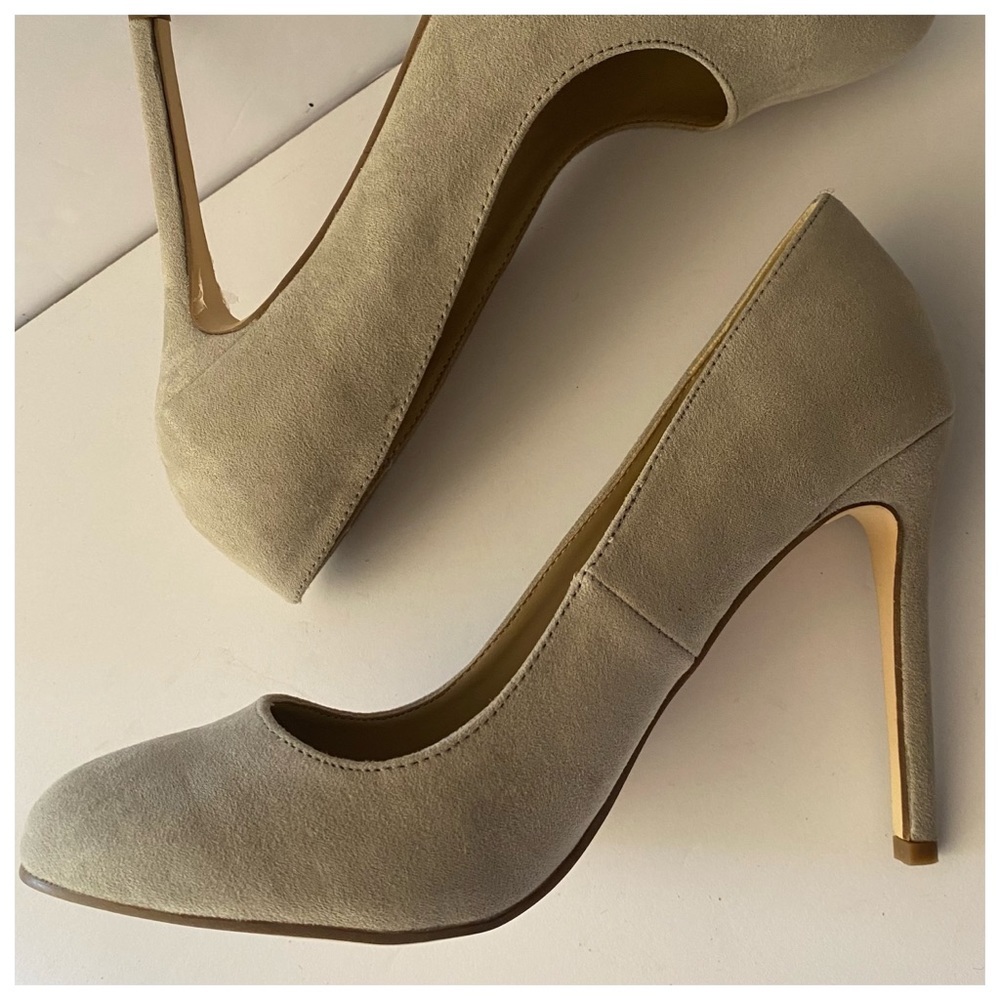 Just Fab Cleonia Faux Suede Stiletto Heels - Picture 9 of 13